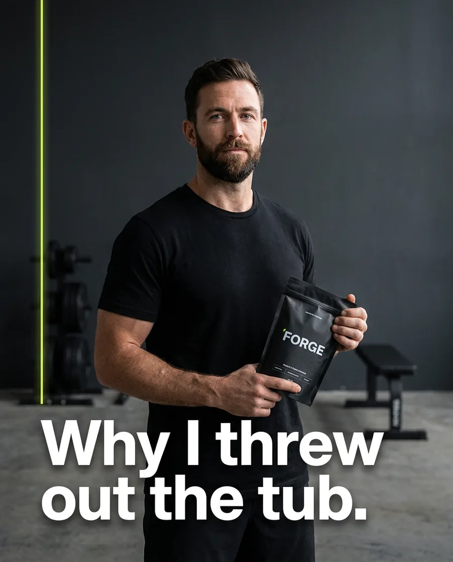 Forge ad: Why I threw out the tub.
