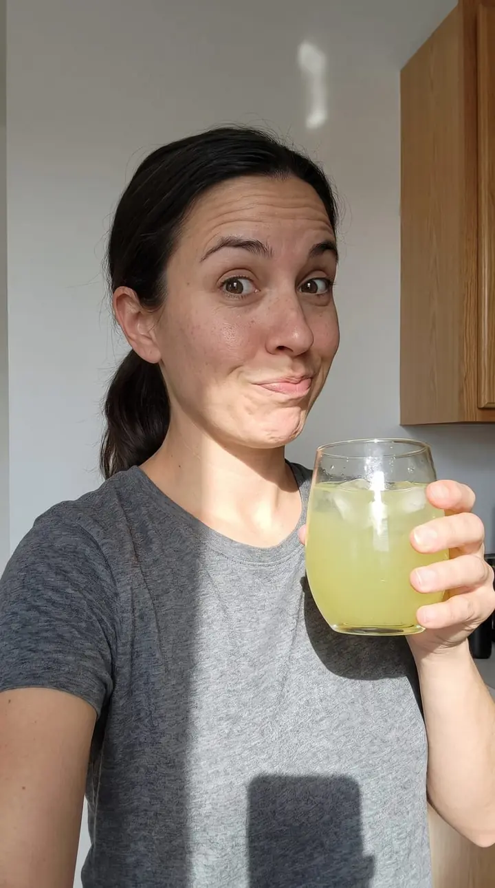 The concept: a selfie confession with the product in hand
